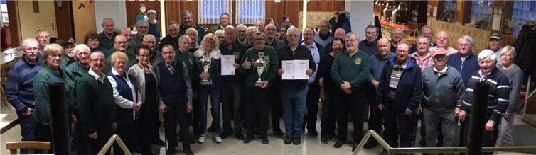 Gruppenfoto der Teilnehmerinnen und Teilnehmer des diesjährigen Abschlussschießens.Foto: privat