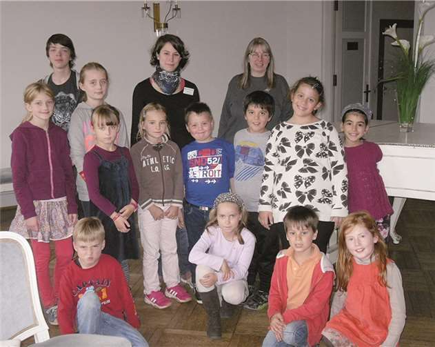 Gruppenfoto im Koblenzer Stadttheater.privat