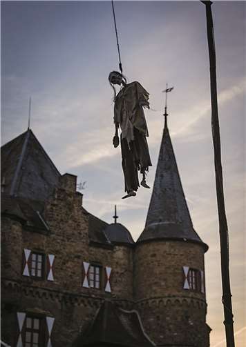 Gruselig wird es an Halloween auf Burg Satzvey.Mike Göhre