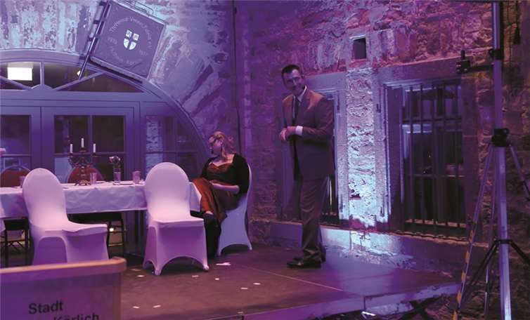 Gruseliger Sketch begeisterte das Publikum.