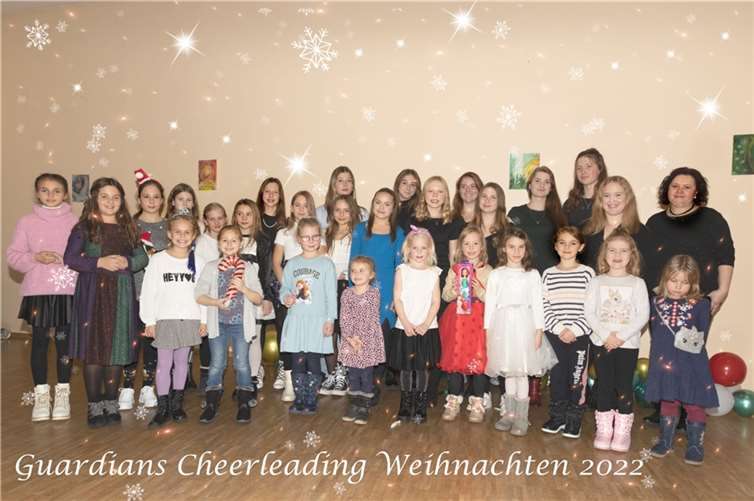 Guardians Cheerleading an Weihnachten. Quelle: DJK Andernach