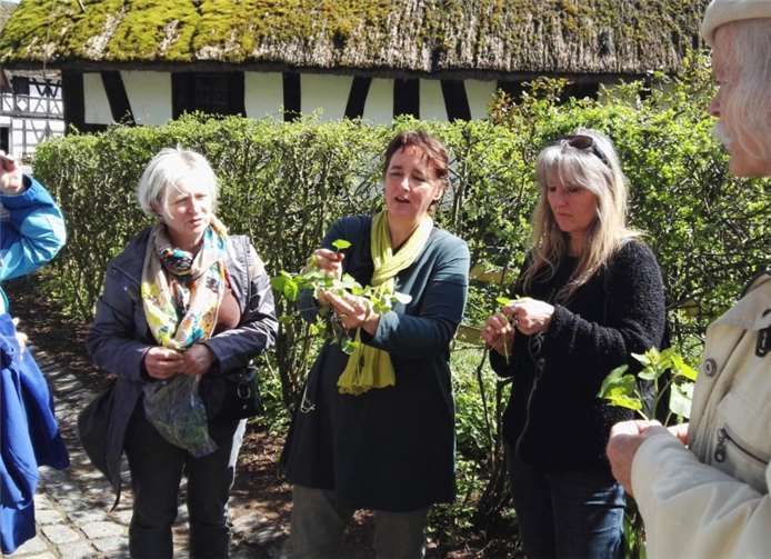 Gudrun Rieck ist eine ausgewiesene Expertin, was Kräuter betrifft. Touristinfo Remagen
