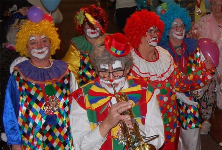 Günni Monien unterhielt mit Lieder auf der Trompete die Gäste.