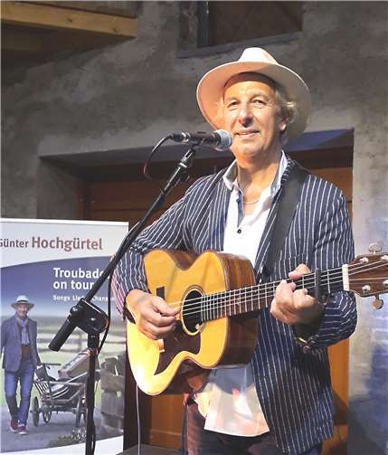 Günter Hochgürtel, Troubadour aus der Eifel.Foto: privat