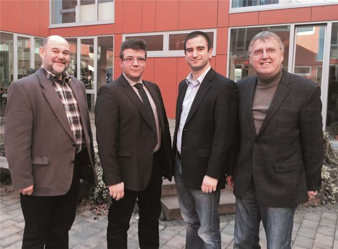 Günter Martin, Udo Klingelhöfer, Marcel Hürter, MdL, Ingo Terschanski (v.l.).privat
