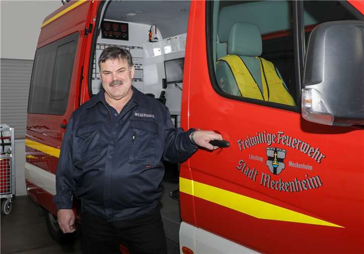 Günter Wiegershaus ist Wehrleiter der Freiwillligen Feuerwehr in Meckenheim.