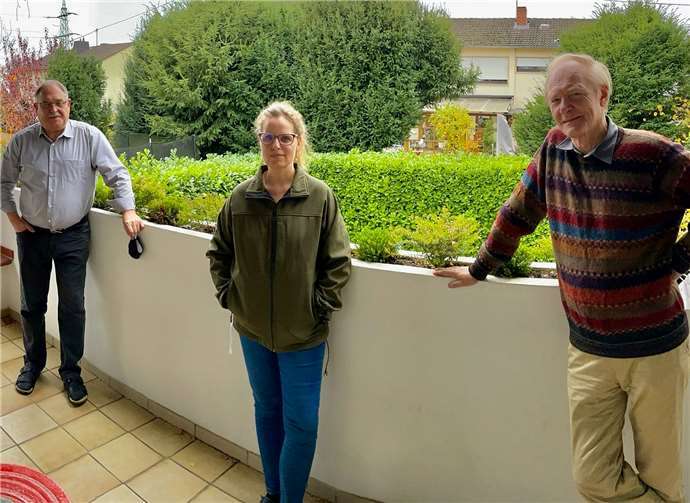 Günther Bomm, Christine Graef, Herbert Speyerer. Foto: privat