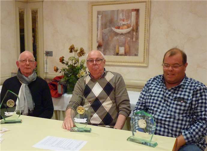 Günther Theisen, André Lehmann und Kurt Wolber wurden als Sieger geehrt.