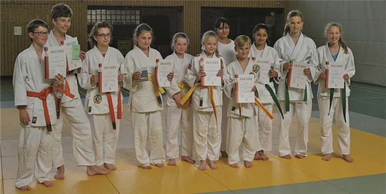 Erfolgreiche Gürtelprüfungen