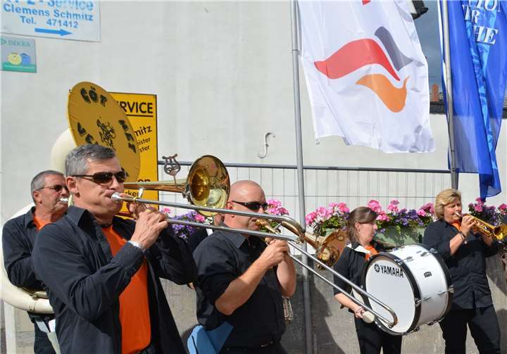 Guggelhupf-Blasmusiker aus den Niederlanden sorgten für Stimmung.