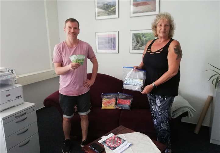 Guido Adams (Hospiz e. V.) und Martina Marx. Foto: privat