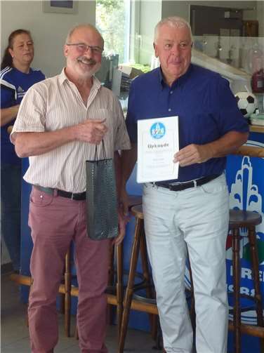 Guido Ernst wurde verabschiedet.  Foto: SG Bad Breisig