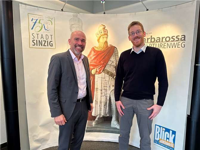 Guido Mombauer (l.) und Christoph Klötzer (r.) möchten den Kreis Ahrweiler fit für die Zukunft machen. Foto: ROB