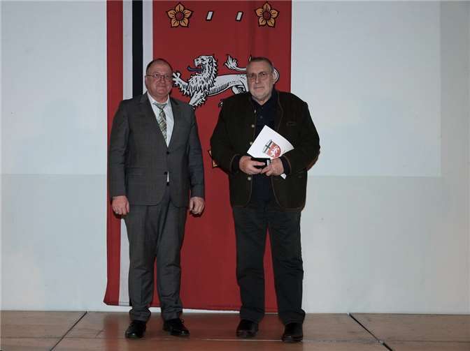 Guido Nisius, Günther Hilterscheid.  Foto: Werner Dreschers