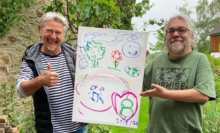 Guido, der glückliche Gewinner des „Echten Bs“ wird für ihn einen tollen Platz finden. Foto: privat