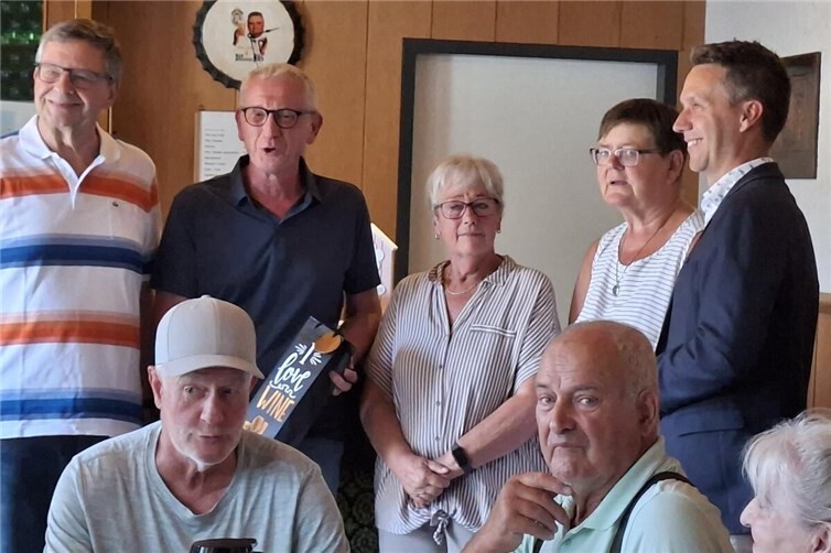 Guifo Orthen und Pascal Rowald zu Besuch im Bürgertreff Bachem.