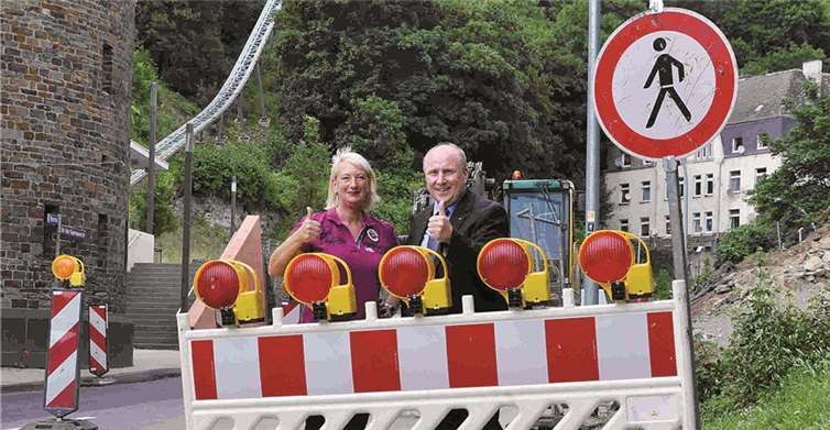 Gundula Krebs und Manfred Diehl freuen sich über den Baubeginn.  privat