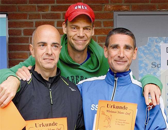 Gunter Hartmann, Jochen Fergen und Frank Apfelbaum (v.li.). privat