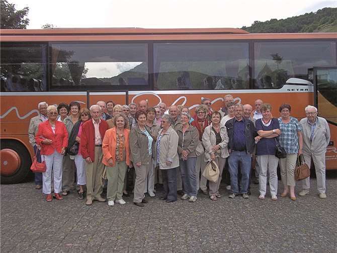 Gur gelaunt machten sich die Teilnehmer auf nach Mayen. privat