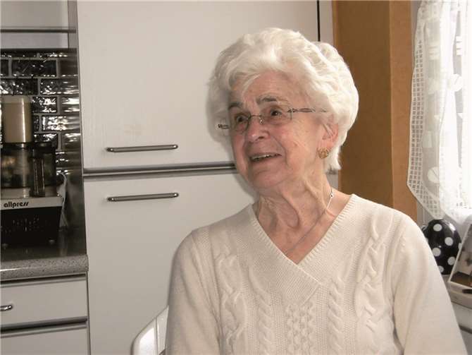 Gustel Wessoleck ist seit vielen Jahren ein fester Bestandteil der Chorfamilie. privat