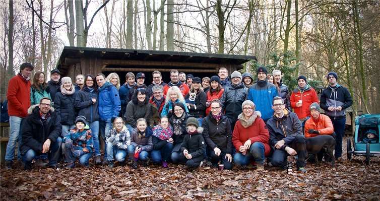 Gut 13 Kilometer und 300 Höhenmeter bewältigten die Gemsen auf ihrer Weihnachtswanderung.privat