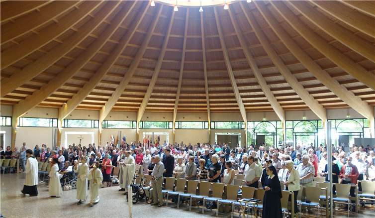 Gut 400 Pilger kamen zum Jubiläum in die Pilgerkirche. Foto: privat
