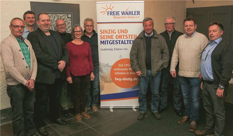 Gut aufgestellt sind die Freien Wähler – Bürgerliste Sinzig im Ortsteil Westum für die Kommunalwahl.Foto: privat