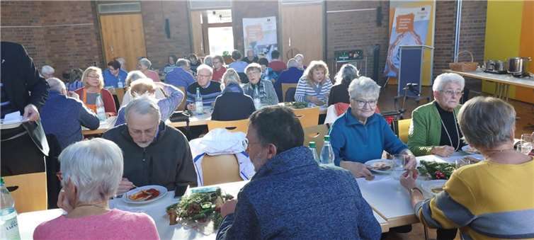 Gut besucht war das Kolping-Suppen-Solidaritätsessen im Pfarrzentrum am Europaplatz. Fotos: Kolping St. Martin