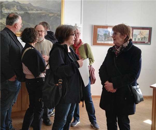 Gut besucht war die Vernissage.  Fotos: Anni Schmitz, Weltladen Linz