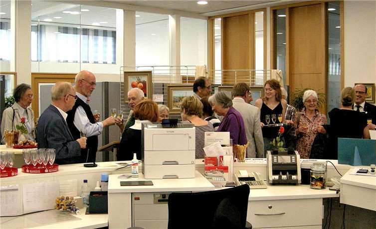 Gut besuchte Ausstellung. Privat