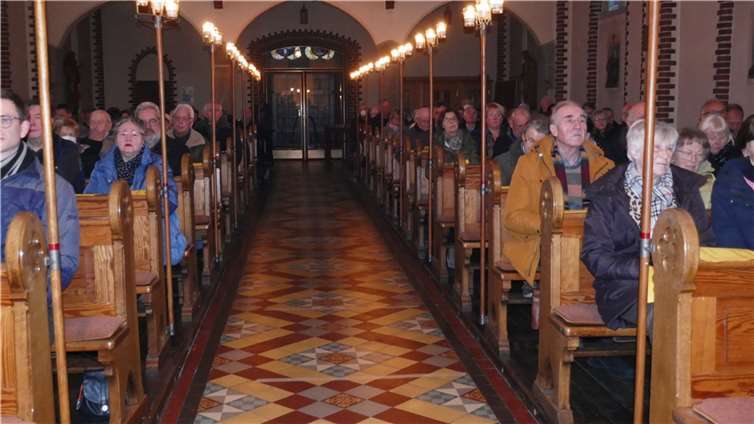 Gut besuchtes Konzert in der Pfarrkirche „St. Marien“.