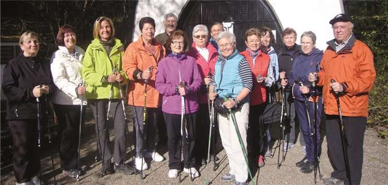 Gut gelaunt machte sich die Gruppe auf den Weg.  privat
