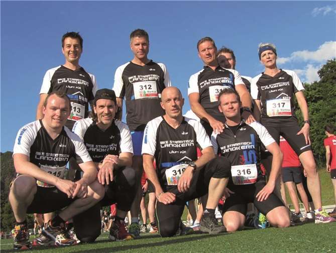 Gut gelaunt präsentierten sich die BSL-Läufer bei bestem Wetter in Cochem. privat