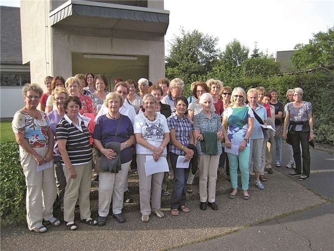 Gut gelaunt starteten die Frauen in Nörtershausen.  privat