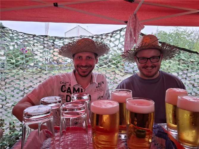 Gut gelaunte Gesichter sah man überall.