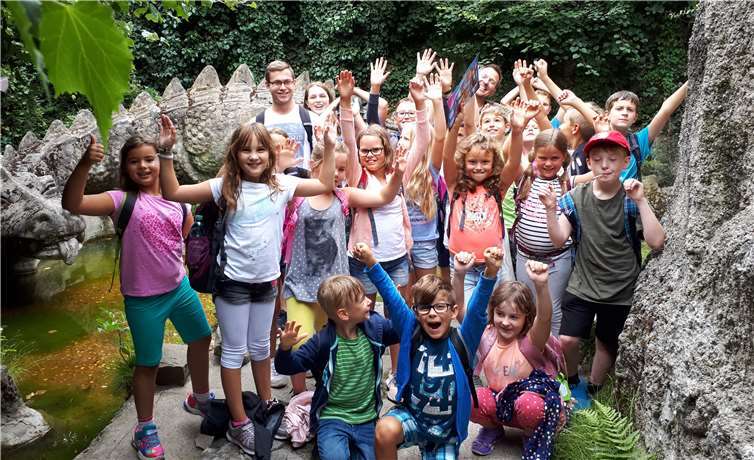 Gut gelaunte Teilnehmerinnen und Teilnehmer des Sommerferienprogramms Polch. Foto: privat