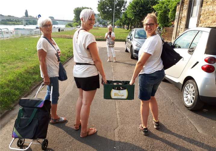 Gut gerüstet für den langen Rückweg.