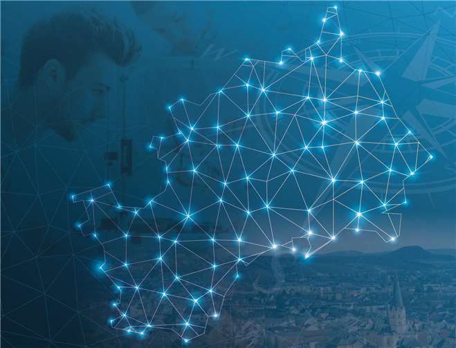 Gut vernetzt: Die Kreisverwaltung zeichnet sich durch Bürgernähe aus! Grafik: Kreisverwaltung Ahrweiler