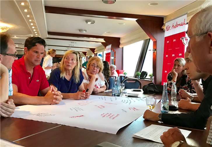 Gut zwei Stunden wurden neue Ideen geäußert, Vorschläge abgewogen und spannende Zukunftsfragen für die Bäckerjungenstadt aufgeworfen. privat