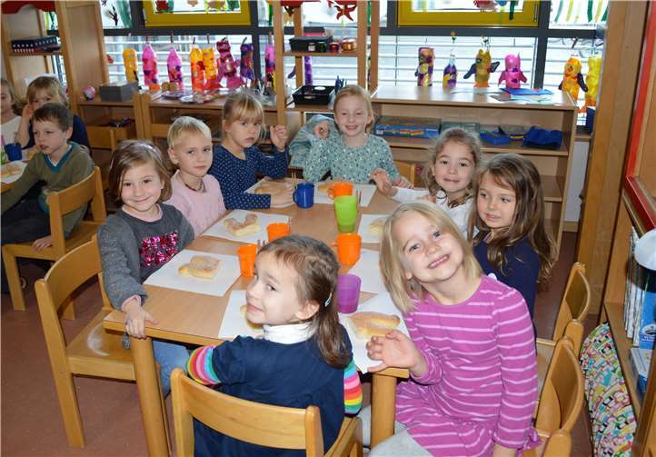 Gute Laune bei den Kindern.