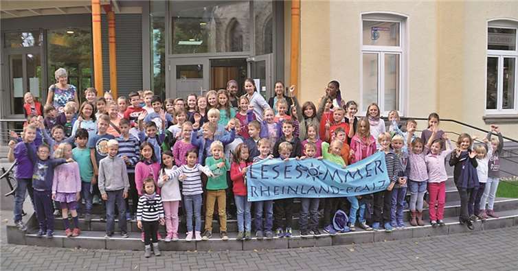 Gute Laune bei den Lesesommer-Teilnehmern. privat