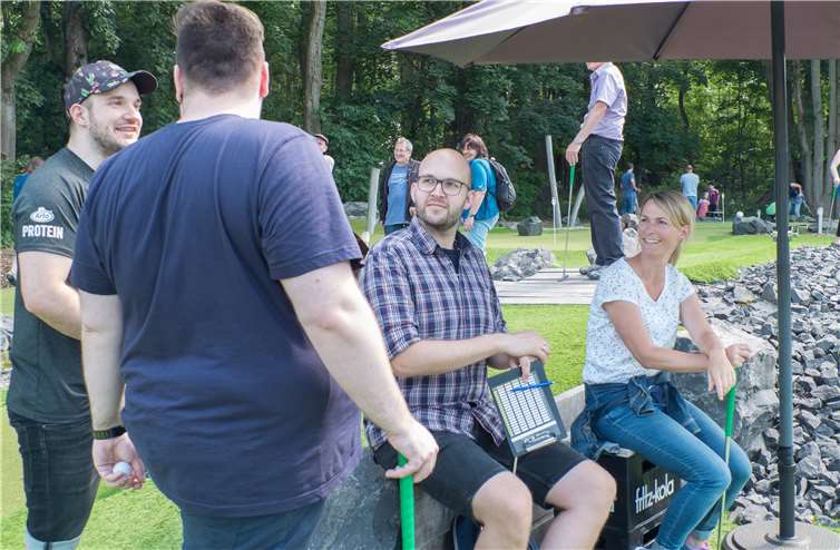 Gute Laune herrschte auf der Golfanlage. Foto: privat