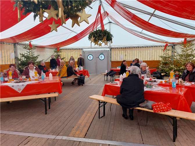 Gute Laune herrschte bei den Besuchern des Adventsfrühstücks. Foto: privat