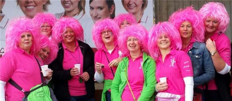 Gute Laune vor der Abfahrt und.....