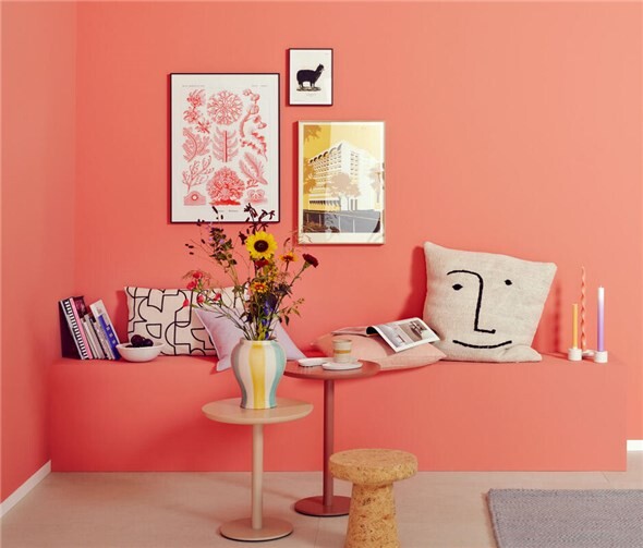 Gute Laune vorprogrammiert: Mit der Trendfarbe „Summer“ werden die eigenen vier Wände zum Happy Place.