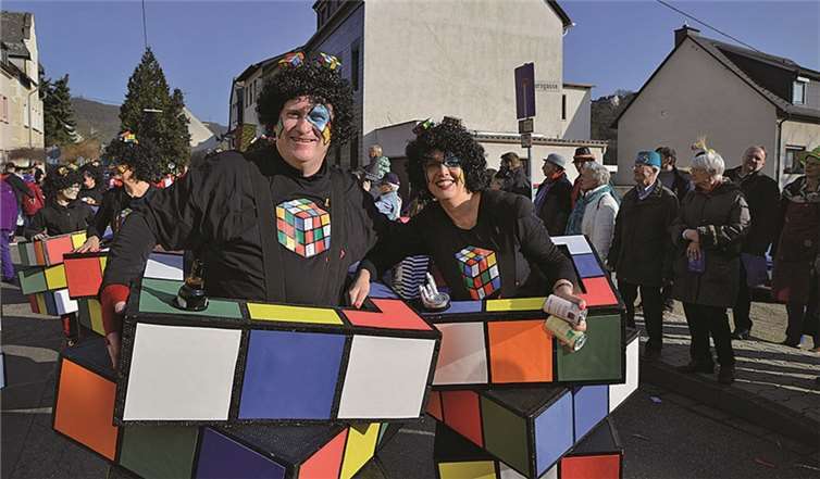 Gute Laune war hier vorprogrammiert: Diese Zauberwürfel mussten nicht stundenlang entknobelt werden.