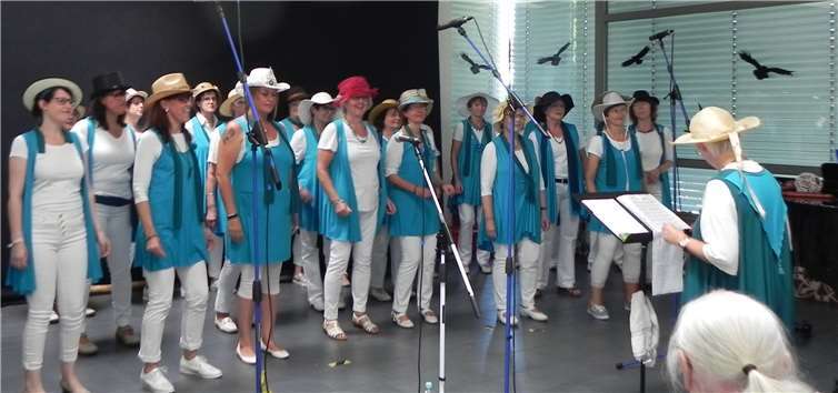 Gute Stimmung beim Konzert von Bella Musica.Privat