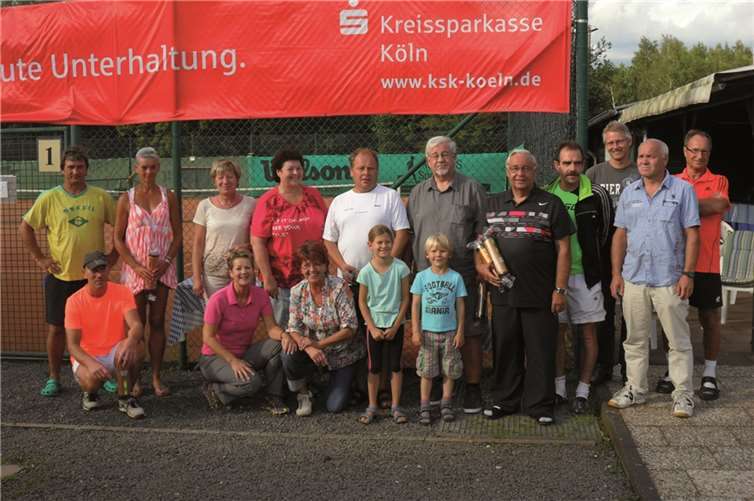 Gute Stimmung herrschte bei den Teilnehmern der Clubmeisterschaft. privat