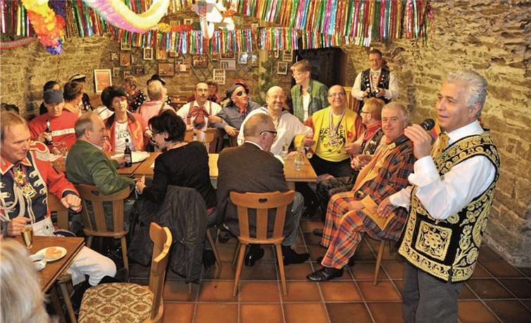 Gute Stimmung herrschte bei der Frühschoppen-Gesellschaft.