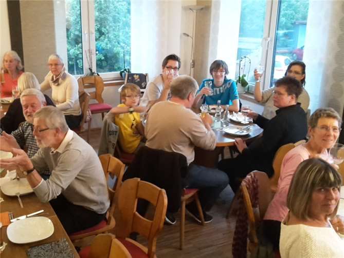 Gute Stimmung herrschte beim Helferfest.Privat